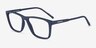 ARNETTE Big Bad Matte Blue PlastiqueMontures de lunettes de vue d'EyeBuyDirect, Vue d'Angle