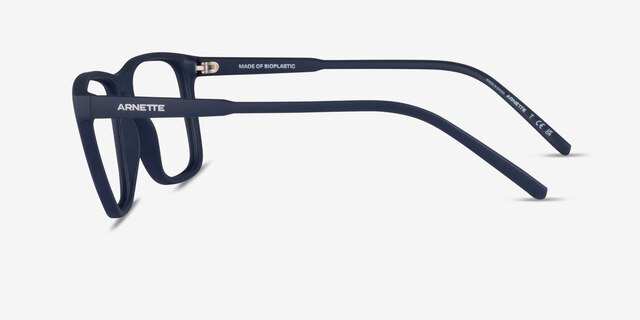ARNETTE Big Bad Matte Blue PlastiqueMontures de lunettes de vue d'EyeBuyDirect, Vue de Côté