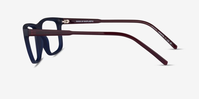 ARNETTE Roboto Matte Blue PlasticEyeglass Frames from EyeBuyDirect, Side View