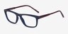 ARNETTE Roboto Dark Blue PlasticEyeglass Frames from EyeBuyDirect, Angle View