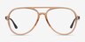 Ray-Ban RB4376V Transparent Brown PlasticEyeglass Frames from EyeBuyDirect, Front View
