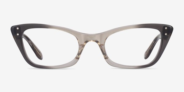 Ray-Ban RB5499 Lady Burbank Transparent Gray Acetate Eyeglass Frames
