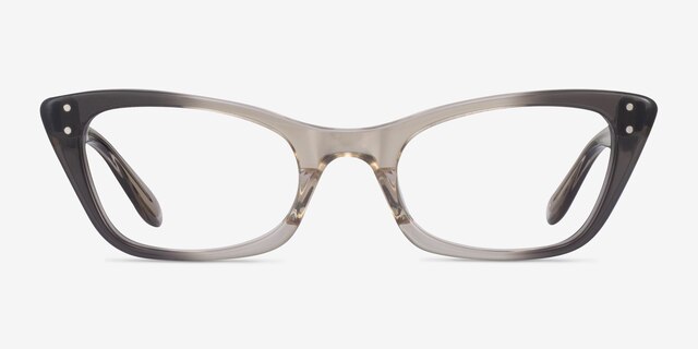 Ray-Ban RB5499 Lady Burbank Transparent Gray AcetateEyeglass Frames from EyeBuyDirect, Front View