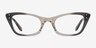 Ray-Ban RB5499 Lady Burbank Transparent Gray AcetateEyeglass Frames from EyeBuyDirect, Front View