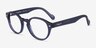 Vogue Eyewear VO5332 Transparent Blue AcetateEyeglass Frames from EyeBuyDirect, Angle View