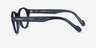 Vogue Eyewear VO5332 Transparent Blue AcetateEyeglass Frames from EyeBuyDirect, Side View