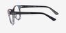 Vogue Eyewear VO5336 Black PlasticEyeglass Frames from EyeBuyDirect, Side View