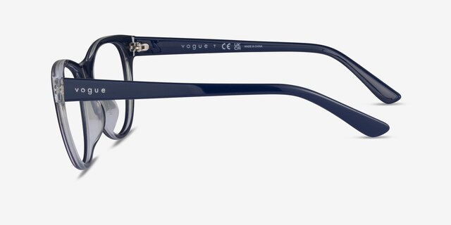 Vogue Eyewear VO5336F Blue AcetateEyeglass Frames from EyeBuyDirect, Side View