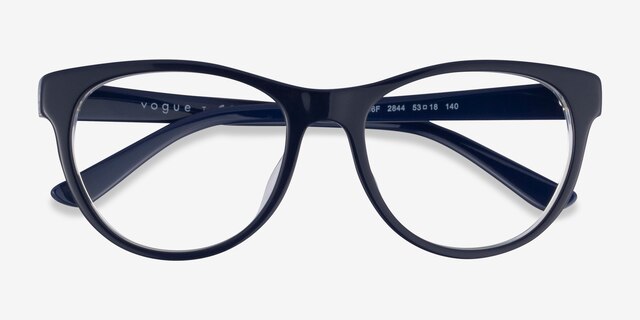 Vogue Eyewear VO5336F Blue AcetateEyeglass Frames from EyeBuyDirect, Closed View