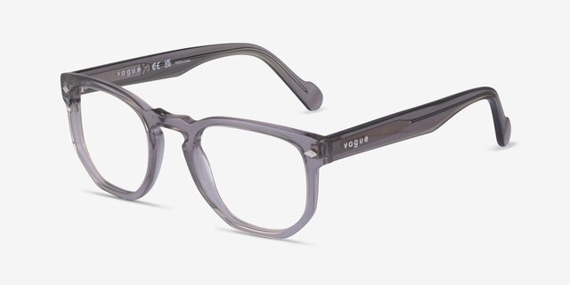 Vogue Eyewear VO5360 Clear Gray AcetateEyeglass Frames from EyeBuyDirect, Angle View