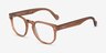 Vogue Eyewear VO5360 Transparent Brown AcetateEyeglass Frames from EyeBuyDirect, Angle View