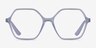 Vogue Eyewear VO5363 Transparent Purple PlasticEyeglass Frames from EyeBuyDirect, Front View
