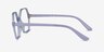 Vogue Eyewear VO5363 Transparent Purple PlasticEyeglass Frames from EyeBuyDirect, Side View
