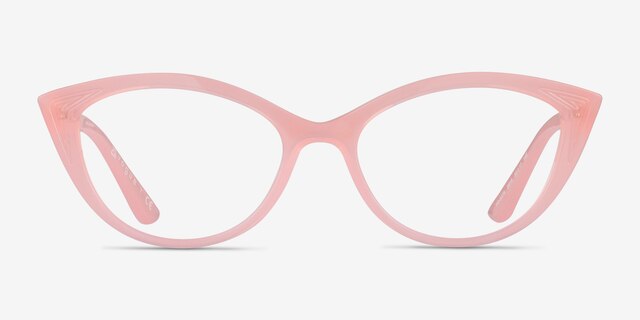 Vogue Eyewear VO5375 Transparent Pink PlasticEyeglass Frames from EyeBuyDirect, Front View