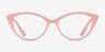 Vogue Eyewear VO5375 Transparent Pink PlasticEyeglass Frames from EyeBuyDirect, Front View