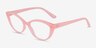 Vogue Eyewear VO5375 Transparent Pink PlasticEyeglass Frames from EyeBuyDirect, Angle View