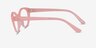 Vogue Eyewear VO5375 Transparent Pink PlasticEyeglass Frames from EyeBuyDirect, Side View
