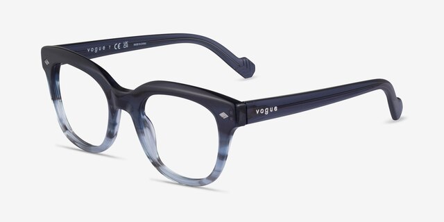 Vogue Eyewear VO5402 Gradient Blue AcetateEyeglass Frames from EyeBuyDirect, Angle View