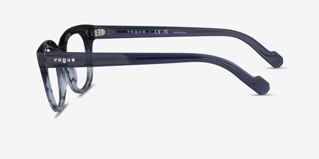 Vogue Eyewear VO5402 Gradient Blue AcetateEyeglass Frames from EyeBuyDirect, Side View