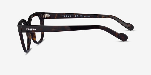 Vogue Eyewear VO5402 Dark Tortoise AcetateEyeglass Frames from EyeBuyDirect, Side View