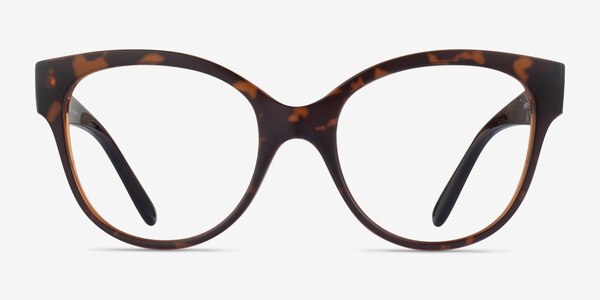 Vogue Eyewear VO5421 - Round Matte Tortoise Frame Eyeglasses | Eyebuydirect