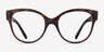 Vogue Eyewear VO5421 Matte Tortoise PlasticEyeglass Frames from EyeBuyDirect, Front View