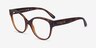 Vogue Eyewear VO5421 Matte Tortoise PlasticEyeglass Frames from EyeBuyDirect, Angle View