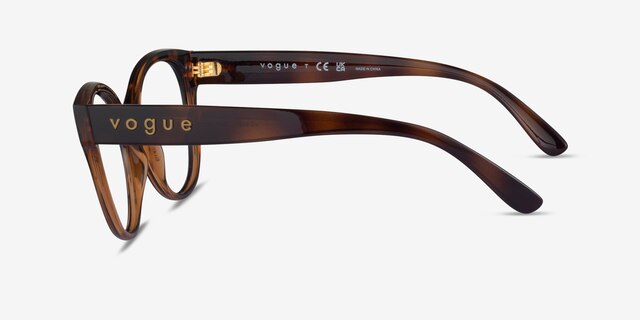 Vogue Eyewear VO5421 Matte Tortoise PlasticEyeglass Frames from EyeBuyDirect, Side View