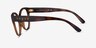 Vogue Eyewear VO5421 Matte Tortoise PlasticEyeglass Frames from EyeBuyDirect, Side View