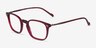 Vogue Eyewear VO5433 Transparent Red AcetateEyeglass Frames from EyeBuyDirect, Angle View