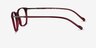 Vogue Eyewear VO5433 Transparent Red AcetateEyeglass Frames from EyeBuyDirect, Side View