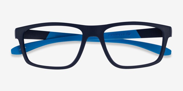 ARNETTE Laflor Matte Dark Blue PlasticEyeglass Frames from EyeBuyDirect, Closed View