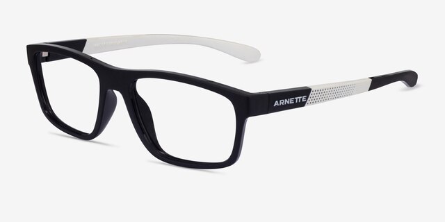 ARNETTE Laflor Black Matte PlasticEyeglass Frames from EyeBuyDirect, Angle View