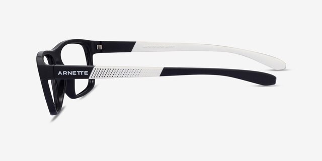 ARNETTE Laflor Black Matte PlasticEyeglass Frames from EyeBuyDirect, Side View