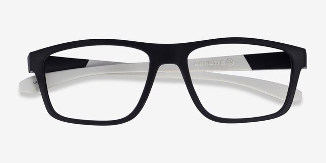 ARNETTE Laflor Black Matte PlasticEyeglass Frames from EyeBuyDirect, Closed View