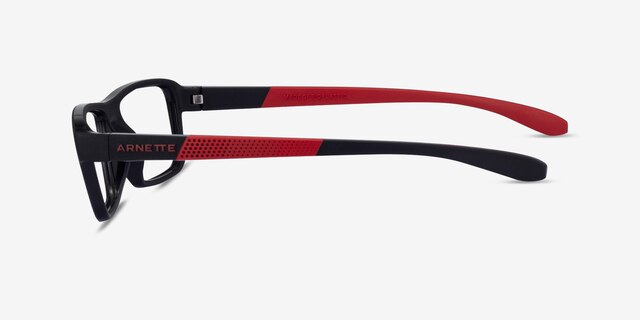 ARNETTE Sandea Black Matte PlasticEyeglass Frames from EyeBuyDirect, Side View