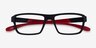 ARNETTE Sandea Black Matte PlasticEyeglass Frames from EyeBuyDirect, Closed View