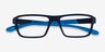ARNETTE Sandea Navy PlasticEyeglass Frames from EyeBuyDirect, Closed View