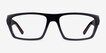 ARNETTE Ithor Shiny Black PlasticEyeglass Frames from EyeBuyDirect, Front View