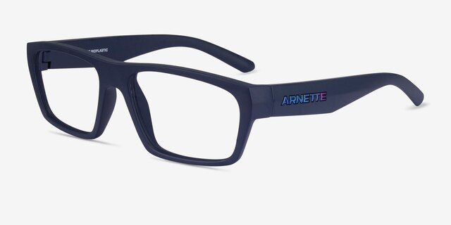 ARNETTE Ithor Matte Navy PlasticEyeglass Frames from EyeBuyDirect, Angle View