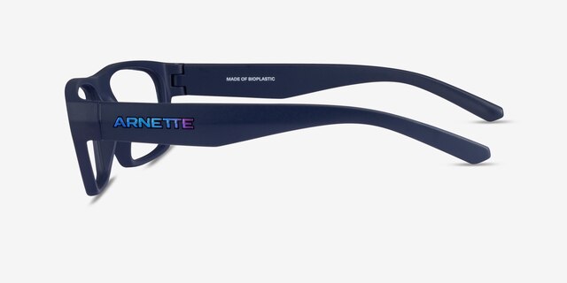 ARNETTE Ithor Matte Navy PlasticEyeglass Frames from EyeBuyDirect, Side View