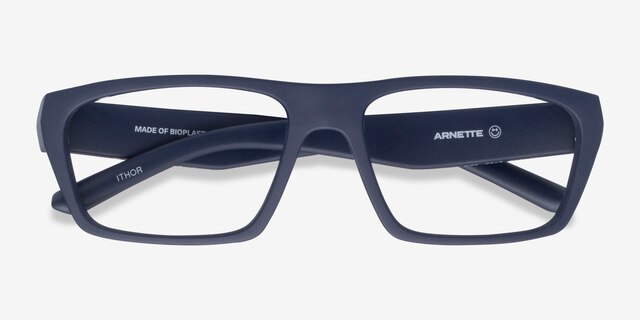 ARNETTE Ithor Matte Navy PlasticEyeglass Frames from EyeBuyDirect, Closed View