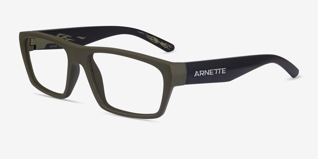 ARNETTE Ithor Matte Green PlasticEyeglass Frames from EyeBuyDirect, Angle View