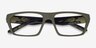 ARNETTE Ithor Matte Green PlasticEyeglass Frames from EyeBuyDirect, Closed View