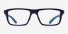 ARNETTE Ogori Navy PlasticEyeglass Frames from EyeBuyDirect, Front View