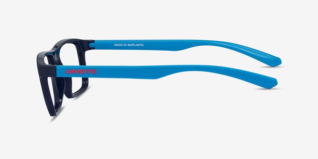 ARNETTE Ogori Navy PlasticEyeglass Frames from EyeBuyDirect, Side View