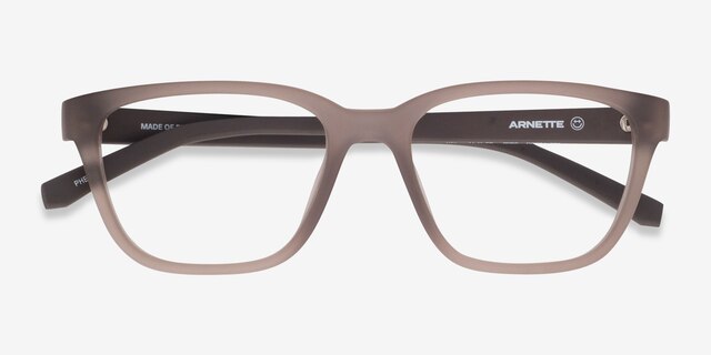 ARNETTE Pheobe Brown PlasticEyeglass Frames from EyeBuyDirect, Closed View