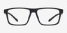 ARNETTE Phamil Matte Black PlasticEyeglass Frames from EyeBuyDirect, Front View