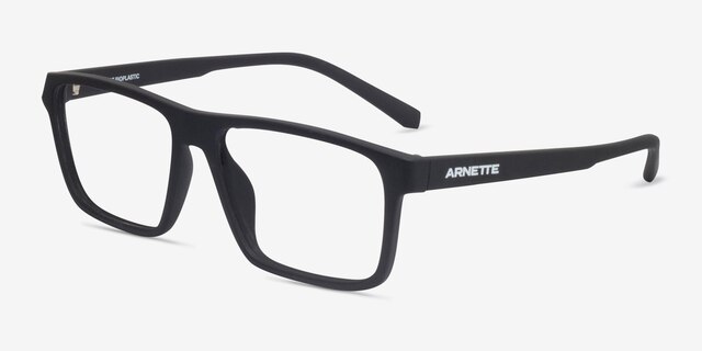 ARNETTE Phamil Matte Black PlasticEyeglass Frames from EyeBuyDirect, Angle View