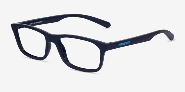 ARNETTE Kamaya Matte Navy PlasticEyeglass Frames from EyeBuyDirect, Angle View